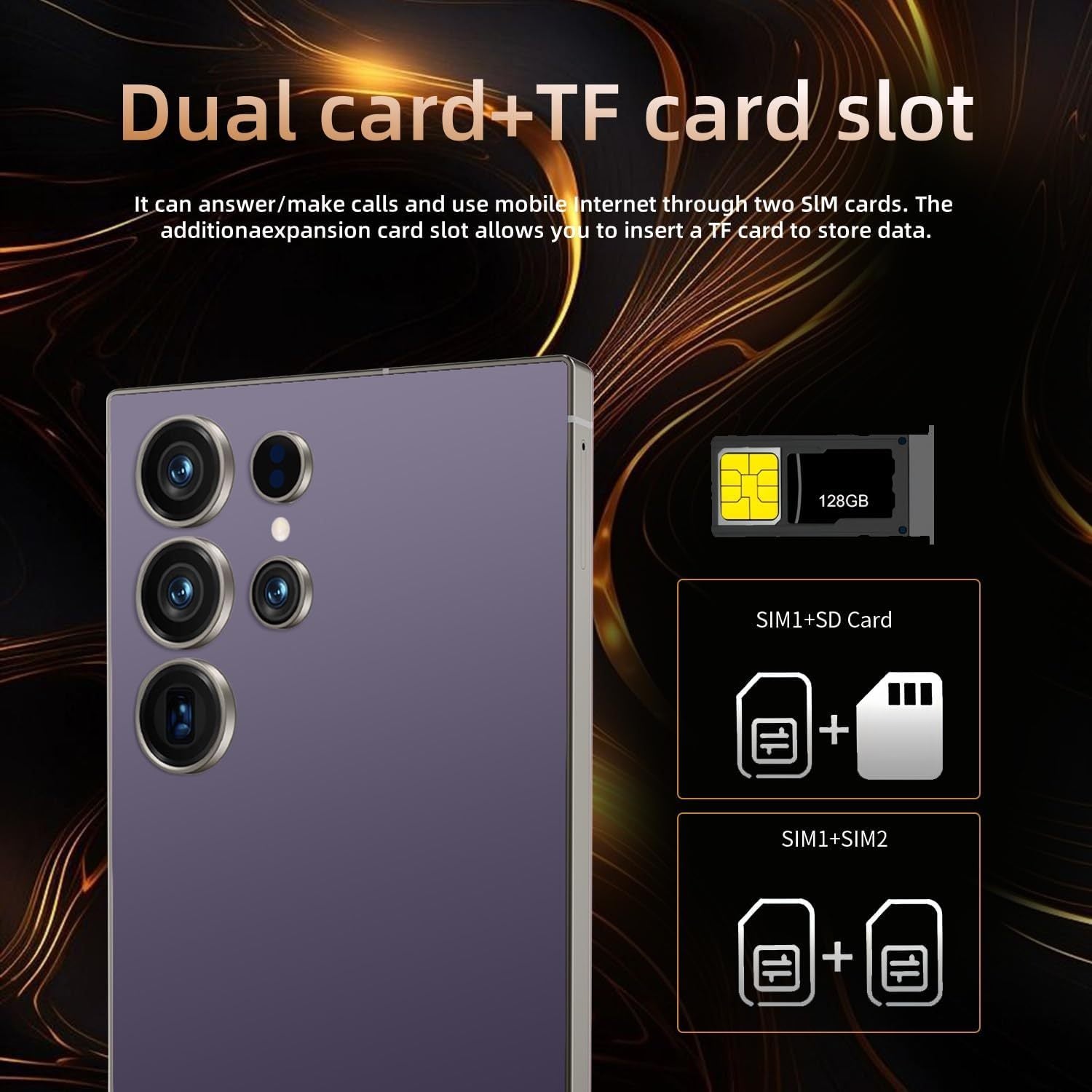 S25 Ultra Handy 5G entsperrtes Telefon, Smartphone mit Werkzeugstift