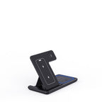 3 in 1 LED Fast Wireless Charger Stand Foldable Charging Station for Smartphone