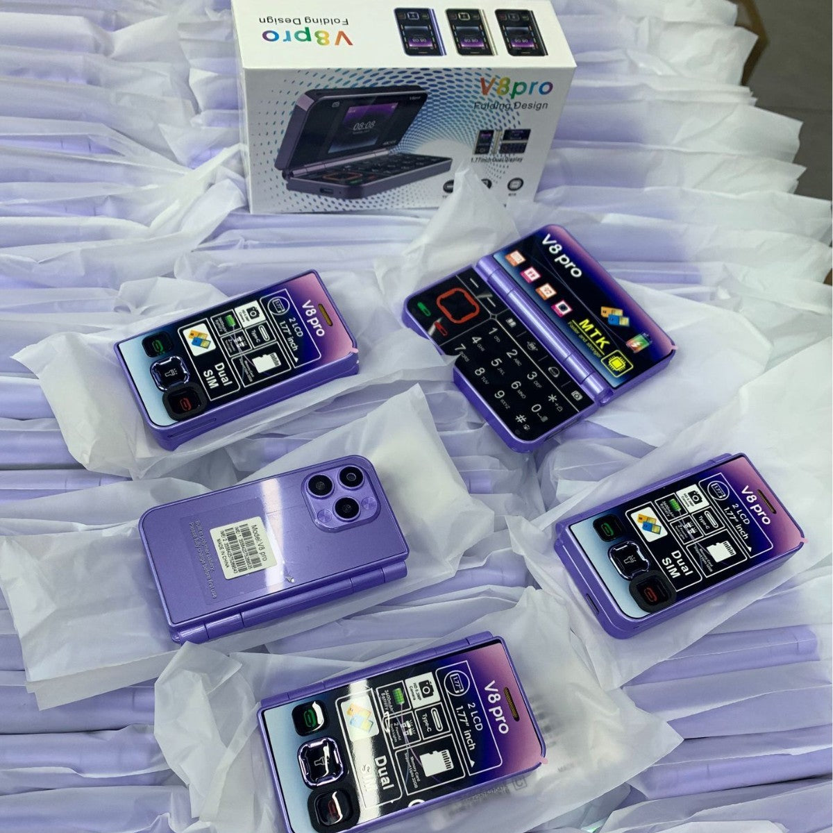 Dual Screen Klappbares Flip-Funktions-Handy