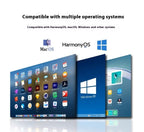 14-inch laptop with portable dual-screen monitor
