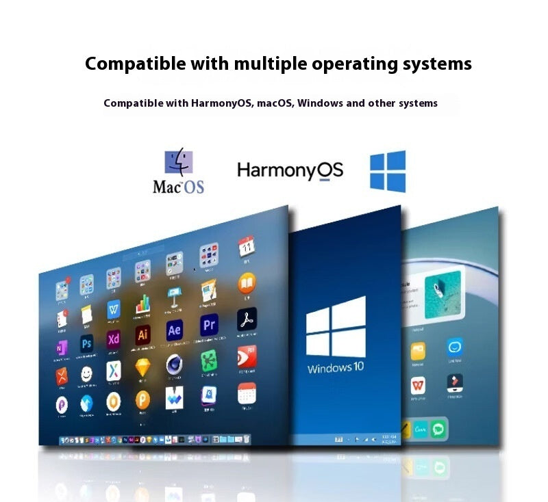 14-Zoll-Laptop mit tragbarem Dual-Screen-Monitor